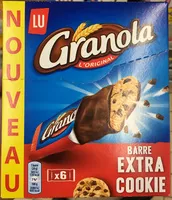 Mängden socker i Granola Barre Extra Cookie