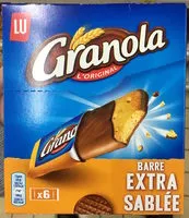 Mängden socker i Granola Barre Extra Sablée