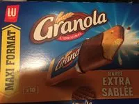 Mängden socker i Granola Barre Extra Sablée