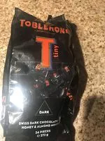 Mängden socker i Toblerone Dark Tiny 34er