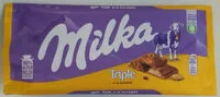 Mängden socker i Milka Triple à La Caramel