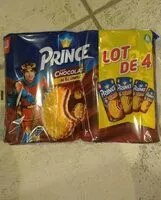 Mängden socker i Prince de lu lot de 4