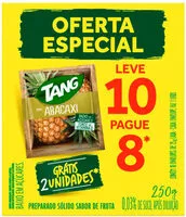 Mängden socker i Refresco Em Pó Abacaxi Tang Caixa 250g 10 Unidades