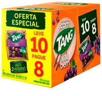 Mängden socker i Refresco Em Pó Uva Tang Caixa 250g 10 Unidades