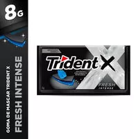 Mängden socker i Goma De Mascar Intense Trident Xfresh Envelope 8g
