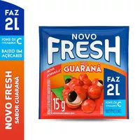 Mängden socker i Refresco Em Pó Guaraná Fresh Pacote 15g