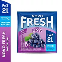 Mängden socker i Refresco Em Pó Uva Fresh Pacote 15g