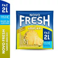 Mängden socker i Refresco Em Pó Abacaxi Fresh Pacote 15g