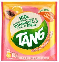 Mängden socker i Refresco Em Pó Laranja E Mamão Tang Pacote 18g