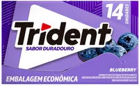 Mängden socker i Goma De Mascar Blueberry Zero Açúcar Trident Caixa 25,2g 14 Unidades Embalagem Econômica