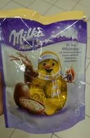 Mängden socker i Milka bonbons fourrés lait noisette
