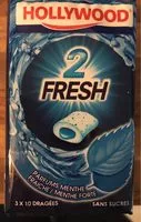 Mängden socker i 2 Fresh - Menthe Forte