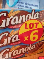 Mängden socker i Granola - Biscuits sablés nappés de chocolat au lait