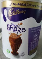 Mängden socker i Cadbury choc shake