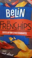 Mängden socker i Les Frenchips - Pétales à la pomme de terre saveur piment doux