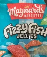 Mängden socker i Maynards Bassetts Soft Jellies Fizzy Fish
