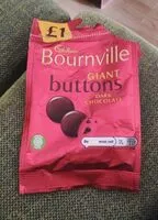 Mängden socker i Gigant buttons dark chocolate