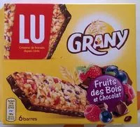 Mängden socker i Barres chocolat fruits des bois