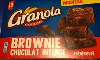Mängden socker i Brownie chocolat intense Granola