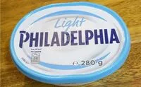 Mängden socker i Philadelphia light