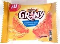 Mängden socker i Biscuit Grany Céréales Gourmandes Et Croustillantes