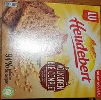 Mängden socker i Heudebert blé complet 94%