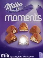 Mängden socker i Milka moments