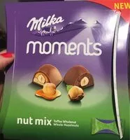 Mängden socker i Milka moments