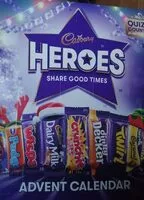 Mängden socker i Advent calendar