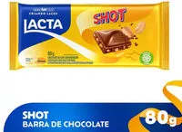 Mängden socker i Chocolate Ao Leite Com Amendoim Lacta Shot Pacote 80g