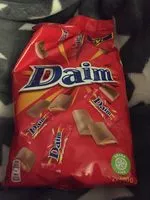 Mängden socker i Daim XXL