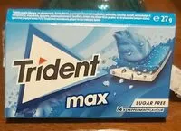 Mängden socker i Chewing gum Trident Max