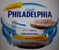 Mängden socker i Philadelphia light