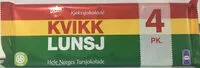 Mängden socker i Kvikk Lunsj 4-pakk