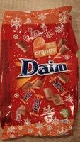 Mängden socker i Daim - Orange