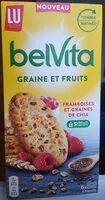Mängden socker i Graines et fruits - Framboises et graines de chia