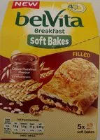 Mängden socker i Breakfast Biscuits Soft Bakes Filled Choco Hazelnut