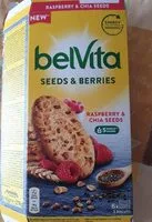 Mängden socker i Seeds & berries - Raspberry & chia seeds
