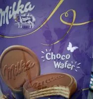 Mängden socker i Milka choco wafer