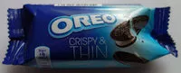 Mängden socker i Oreo crispy & thin