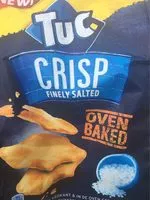 Mängden socker i Tuc crisp