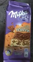 Mängden socker i Waves aux billes croustillantes enrobées de caramel