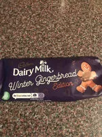 Mängden socker i Cadbury Dairy Milk Winter Gingerbread