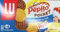 Mängden socker i Pépito pocket chocolat au lait