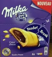 Mängden socker i Milka Tender Break