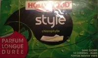 Mängden socker i Hollywood Chewing gum