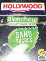 Mängden socker i Hollywood Blancheur parfum menthe verte sans sucres