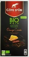 Mängden socker i Chocolat noir saveur orange bio