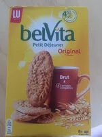 Mängden socker i Belvita petit déjeuner original Biscuits aux céréales
