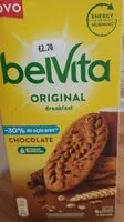 Mängden socker i Belvita original breakfast chocolate